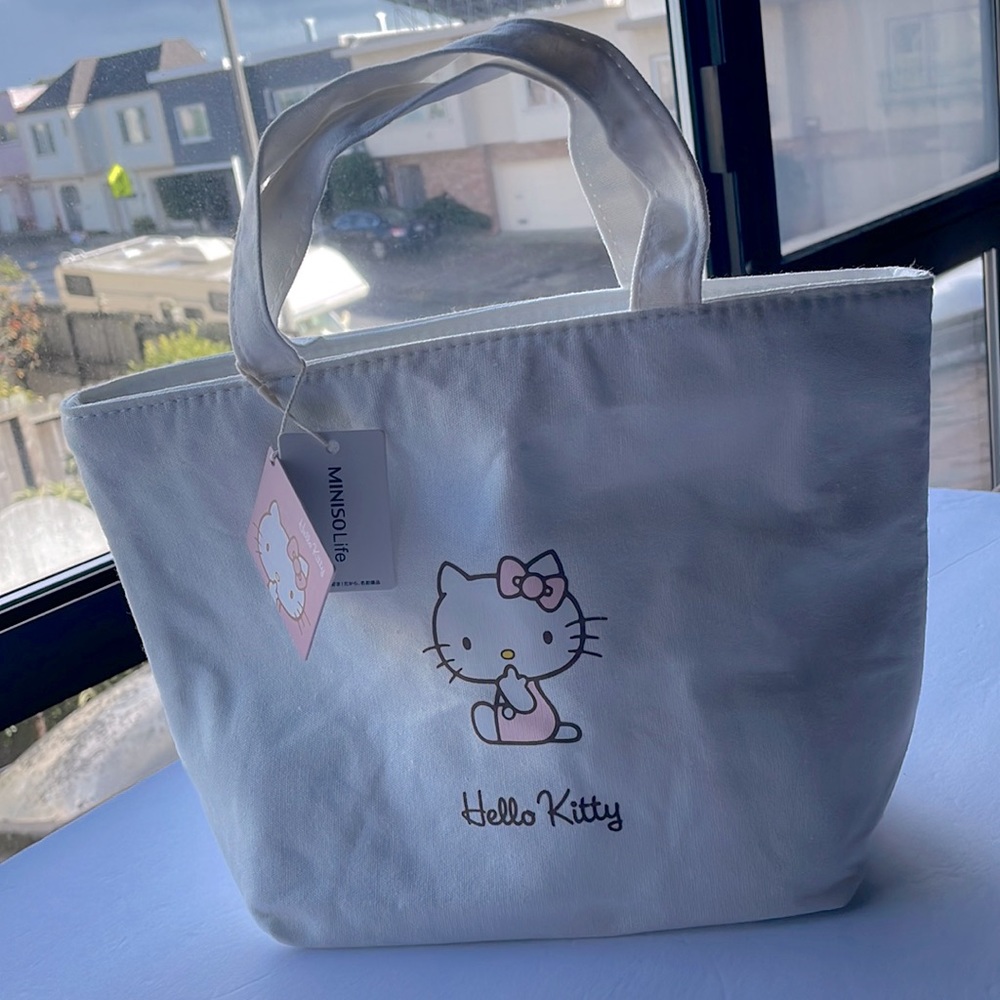 Miniso Sanrio Hello Kitty Trapezoid lunch bag